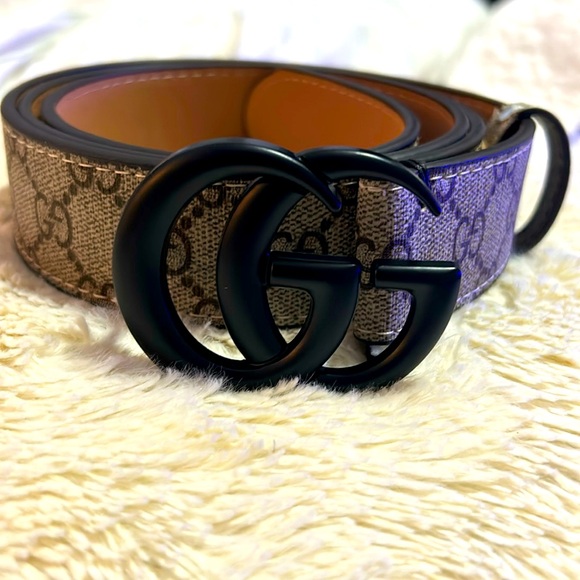 Gucci Other - Black matte finish buckle Gucci belt
